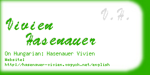 vivien hasenauer business card